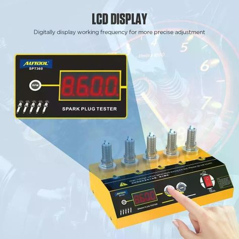 Probador De Bujías Spt360 Autool 12v-5