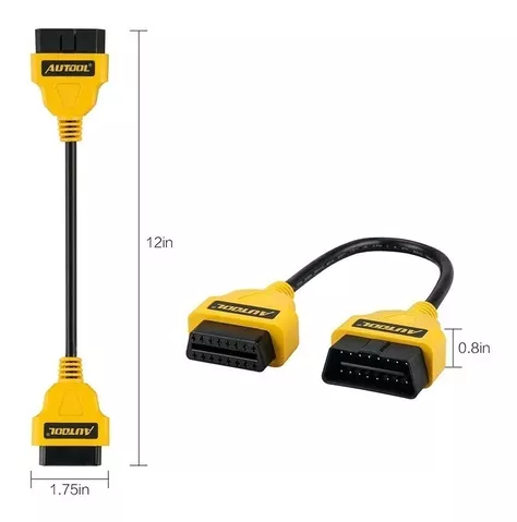 Cable de extensión OBD2 30cm 16 Pin-2
