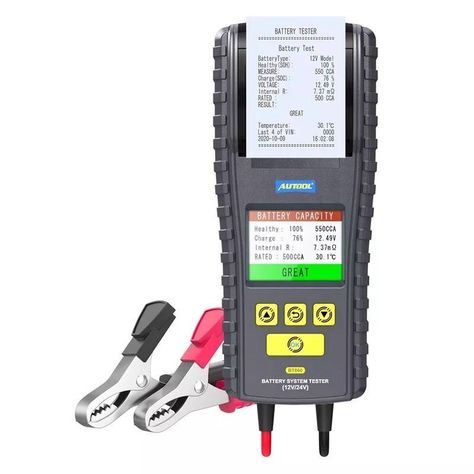 Scanner Batería Automotriz BT860 con impresora -0
