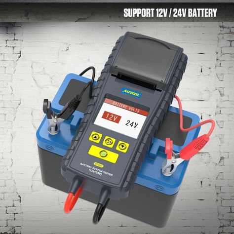 Scanner Batería Automotriz BT860 con impresora -5