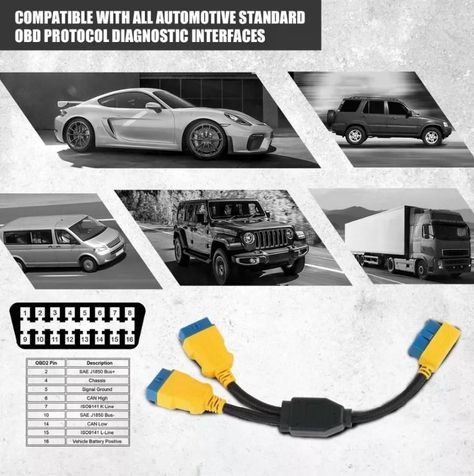 Cable Autool Adaptador Obd2 1 A 2 35 Cm-2