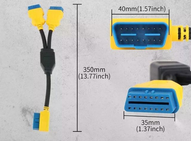 Cable Autool Adaptador Obd2 1 A 2 35 Cm-4