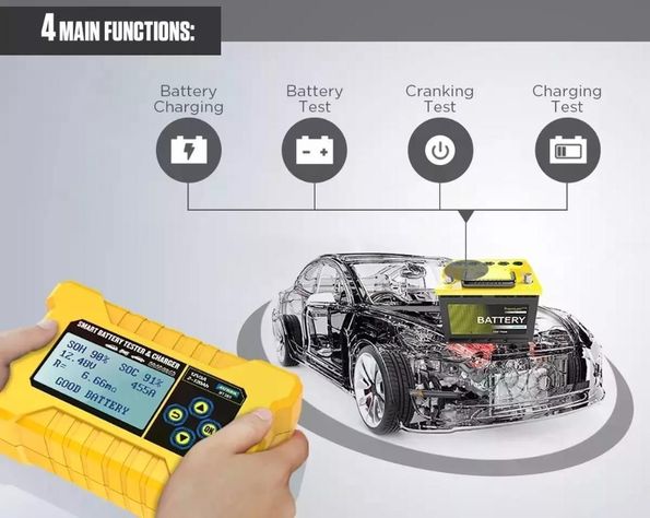 Bt380 Autool Probador Y Recarga Baterías 12v-2
