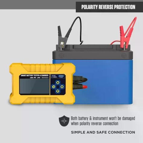 Bt380 Autool Probador Y Recarga Baterías 12v-4