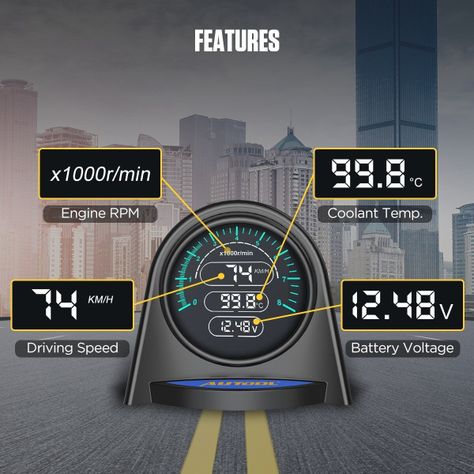 Medidor Velocidad X70 OBD-4