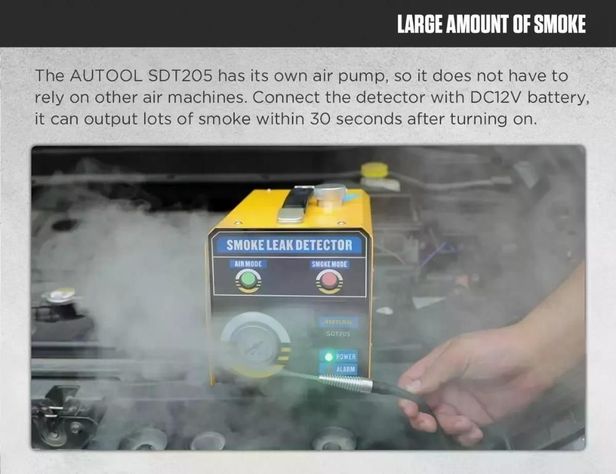 Detector Fugas Humo Sdt205 Autool Auto-4