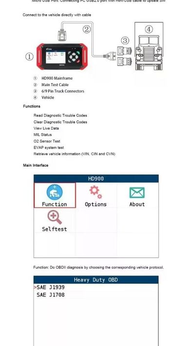 Scanner Camiones Xtool Hd900-4