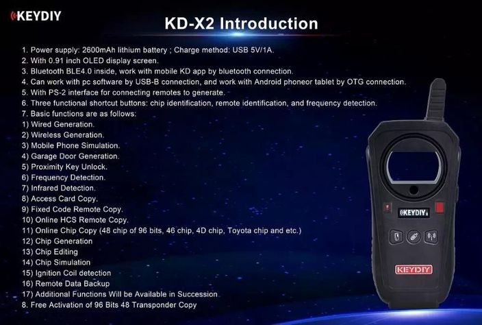 Clonador Programador De Llaves Keydiy-2