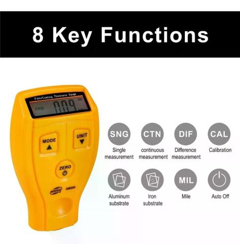 Medidor Tester De Espesor Pintura Automotriz-1