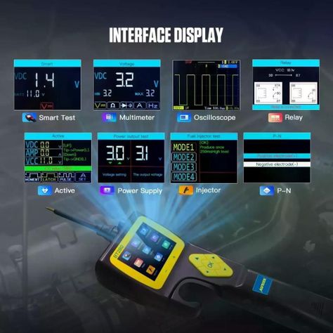 Probador Circuito Bt280 Autool Osciloscopio Punta Lógica-1