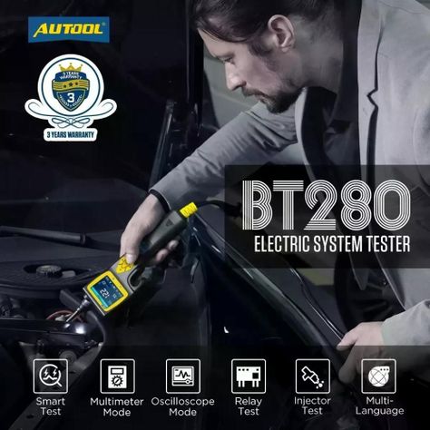 Probador Circuito Bt280 Autool Osciloscopio Punta Lógica-2
