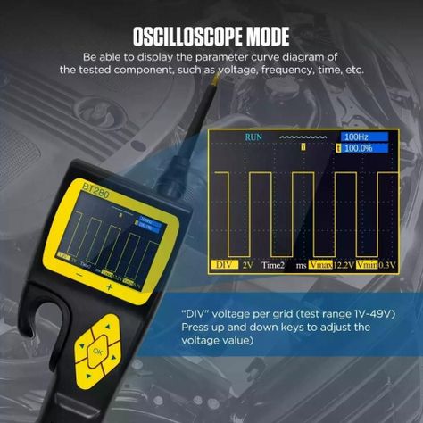 Probador Circuito Bt280 Autool Osciloscopio Punta Lógica-7