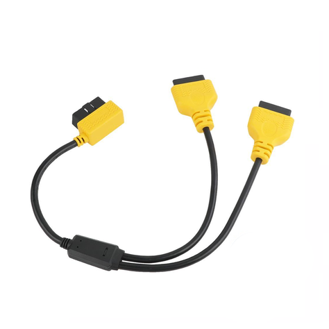 Cable 1 a 2 Splitter OBD2 50 cm-0