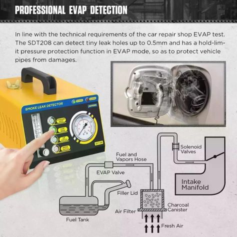 Probador De Escape Vacío Sdt208 Autool-5