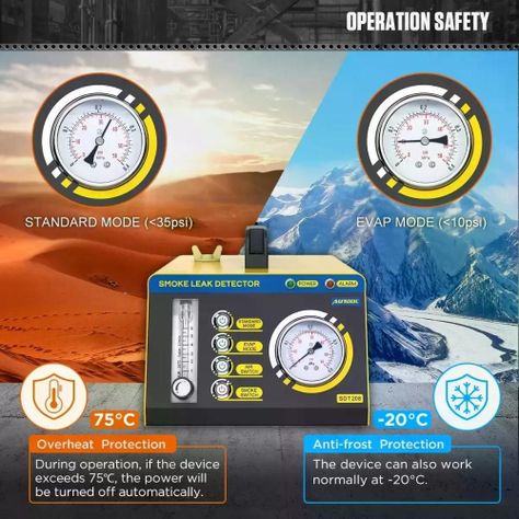 Probador De Escape Vacío Sdt208 Autool-8