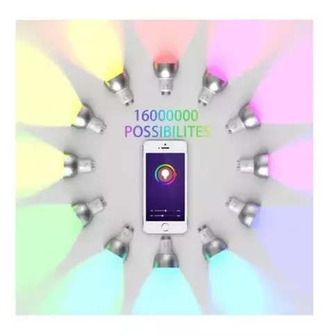 Ampolleta Smart Wifi  Dicroico Gu10 Google Alexa-3