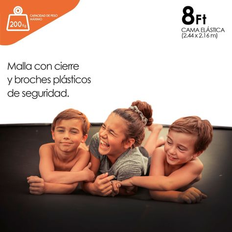 Cama Elástica Glowup 2,44 mt 8ft Edición Exclusiva P-1