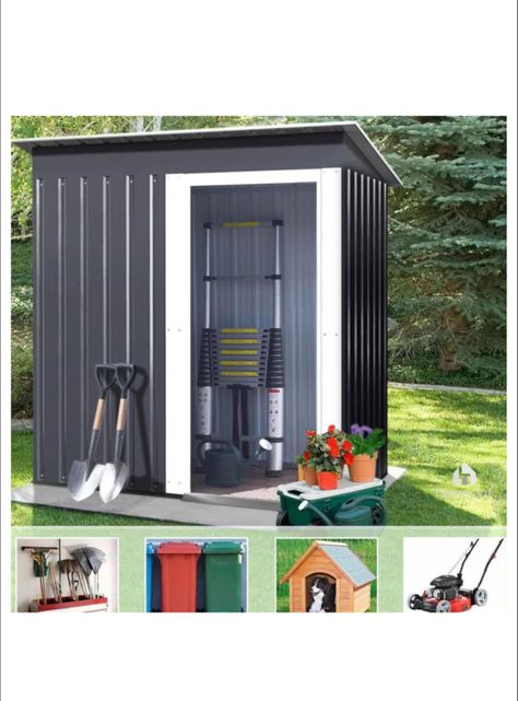 Bodega Prefabricada Jardín M 194x93x148-2