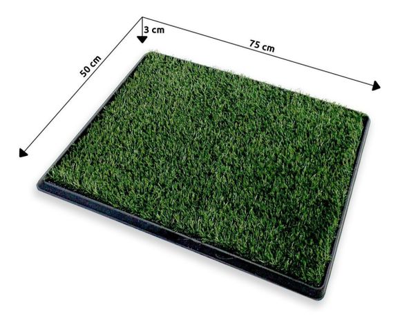 Baño ecológico perros gatos doggy potty 75x50 cm XXL-1