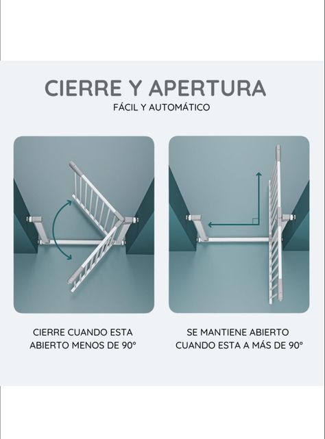 Reja de seguridad escalera puerta bebés y mascotas -5