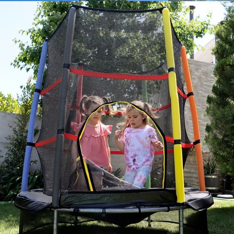 Cama Elástica 4,5ft/1,4mt con Malla de Seguridad-5