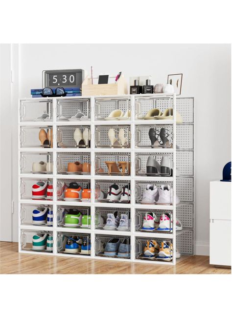 Caja Organizadora De Zapatos Apilables Set 4 Unidades-5