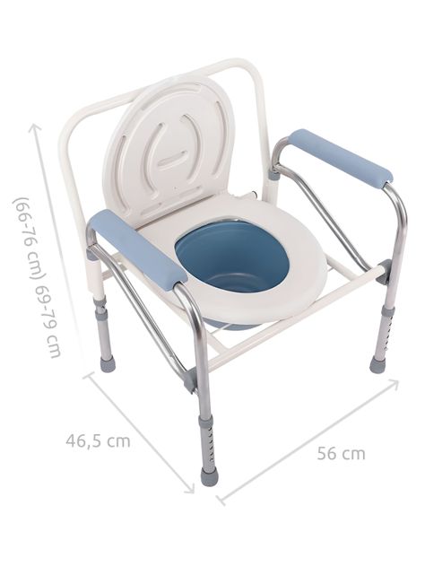 Silla Para Baño Portátil Inodoro Adultos-1