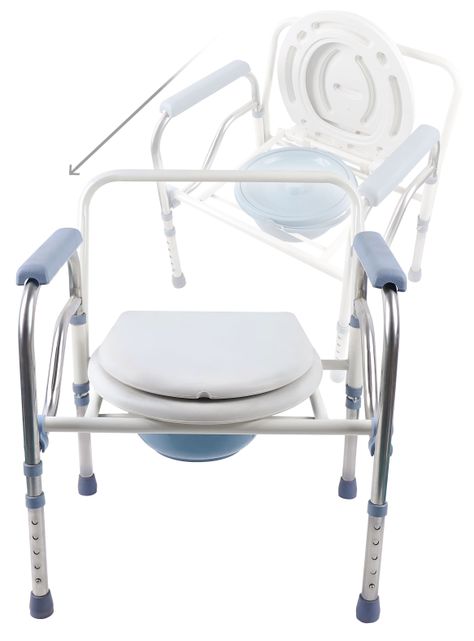 Silla Para Baño Portátil Inodoro Adultos-7