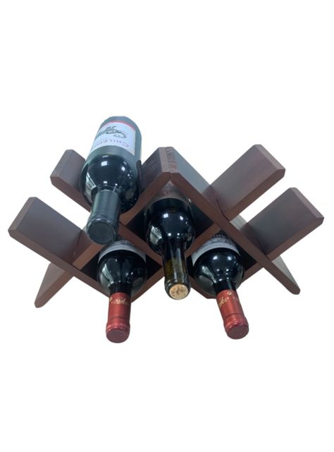 Soporte Madera Para Mesa Tipo Cava Para 7 Botellas De Vino-0
