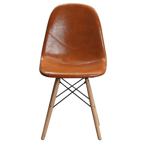  Silla Eames Leather Café-2