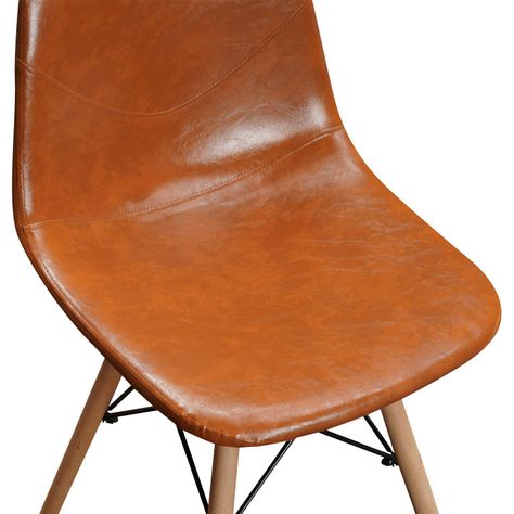  Silla Eames Leather Café-5