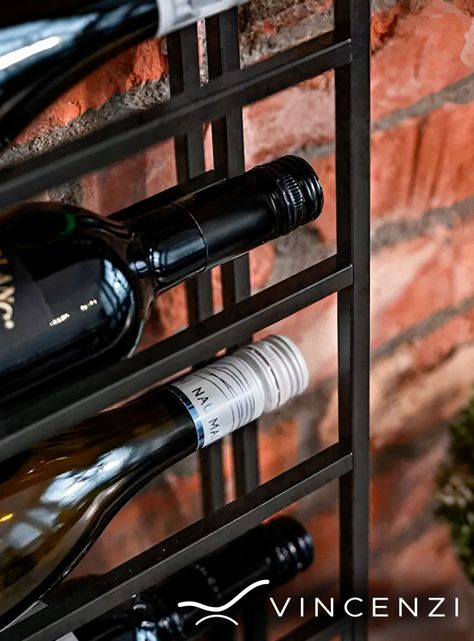 Soporte Para Botellas Vino Hierro Alta Calidad Y Resistencia-5