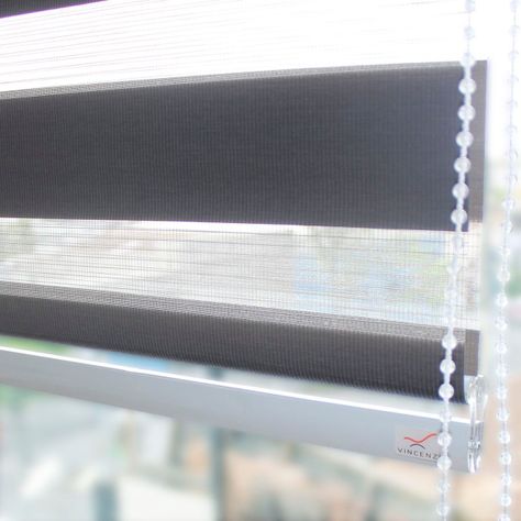 Cortina Roller Duo Lino Gris Pepper 150x240cm-0