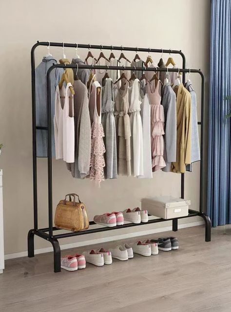 Perchero De Ropa Organizador Zapatos Tendedero Doble-3