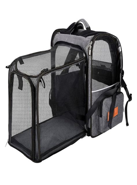Mochila Transportadora De Mascotas Plegable Lucy 42x64x32-0
