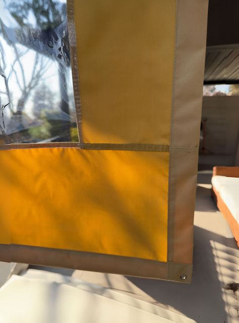 Cortina Roller Cierre de Terraza Beige 100x250cm-3