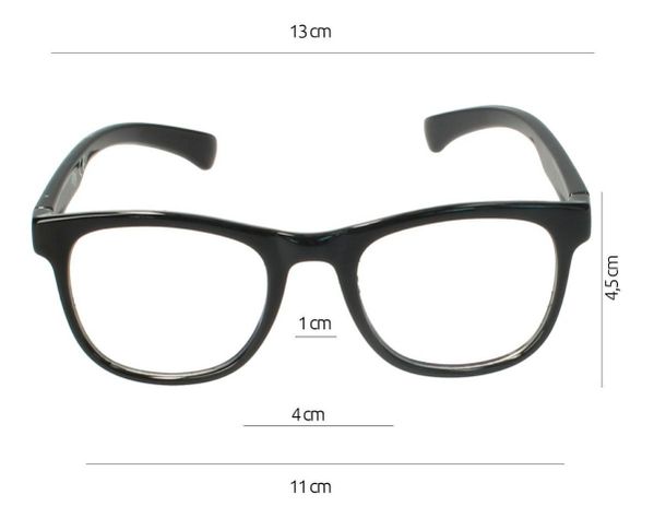 Lentes de Descanso Filtro Azul UV400 Black-1