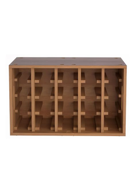 Estante Grande Cava De Madera Soporte Para 20 Botellas Vino-0