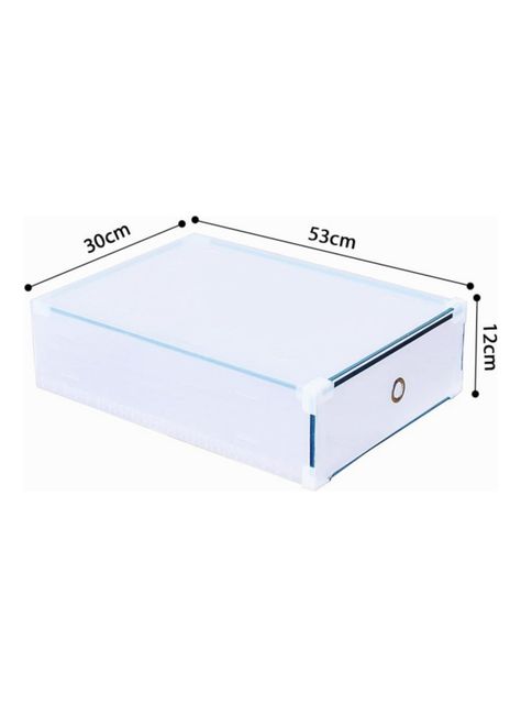Pack De 10 Cajas Organizadoras De Zapatos Apilables-1