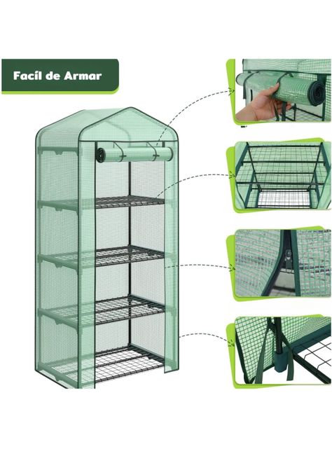 Invernadero Armable 1.60mts 4 Niveles-6