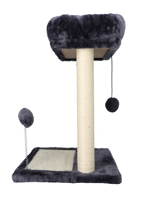Rascador De Gatos Con Juguete Y Cama 44x40x40-2