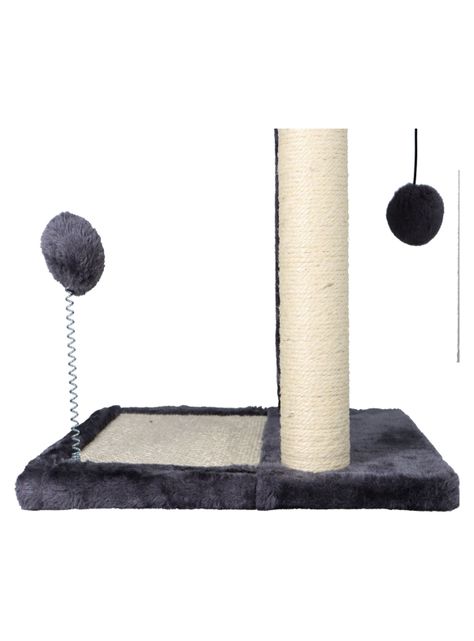 Rascador De Gatos Con Juguete Y Cama 44x40x40-3