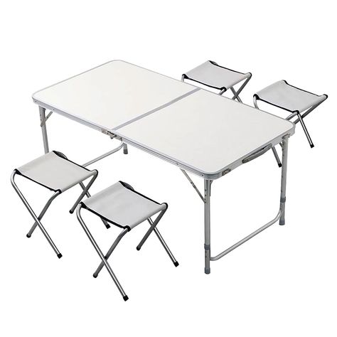 Mesa de camping con pisos-0