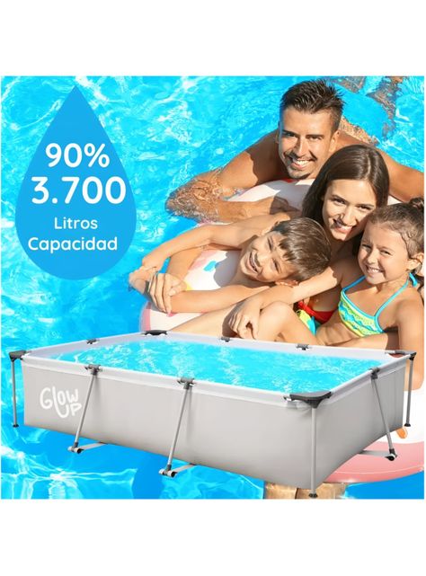 Piscina Estructural 3700 Litros Rectangular 2x3mts -2
