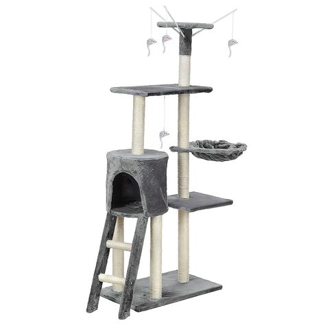 Rascador para gatos con hamaca 135x55x36-0