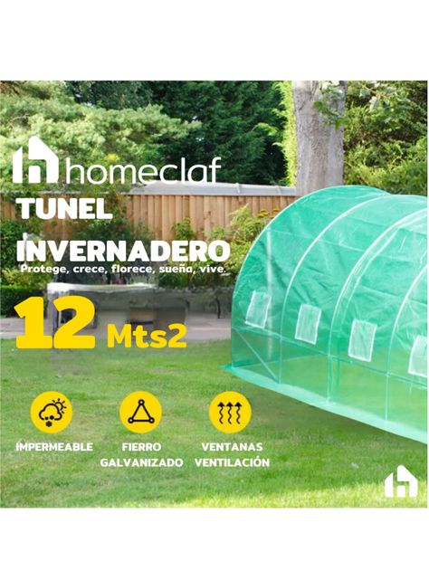 Invernadero Armable Túnel 12mt2 6x2x2mts-3