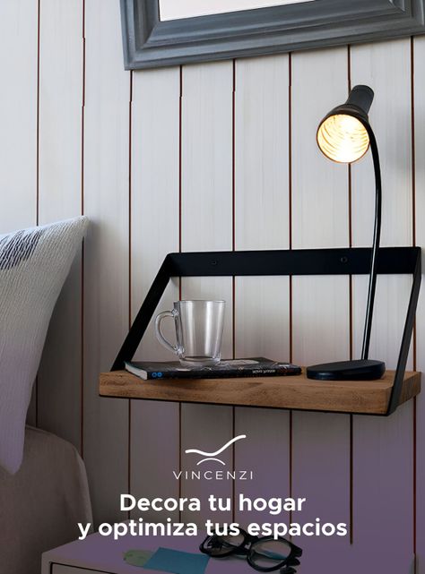 Soporte Y Repisa De Madera Con Hierro Para Pared Grande-3