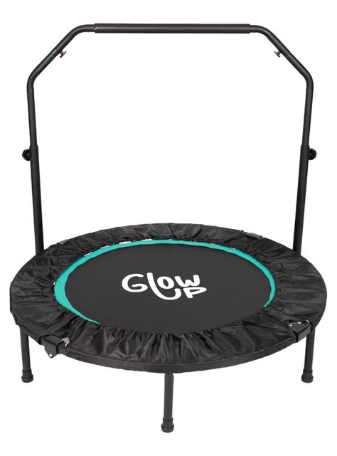 Mini Trampolín 4 Ft 1.2 mt Aeróbico Fitness Yoga y Juegos GlowUp-0