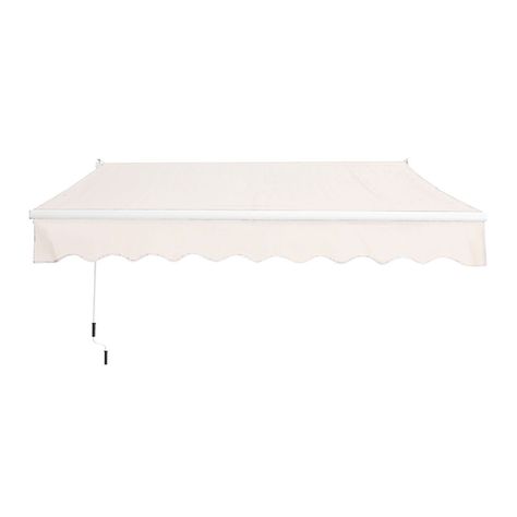 Toldo con brazo retractil Terrazas 3x2.5 Mts Blanco-2