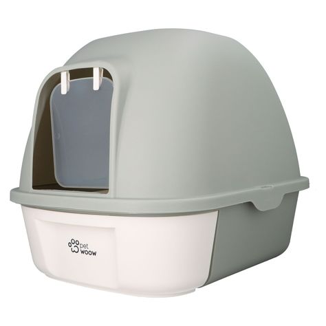 Arenero Sanitario Gatos Cerrado Gris 52x41x40,5-5